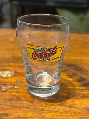 World of Coca Cola Mini Glass Shot Glass Atlanta